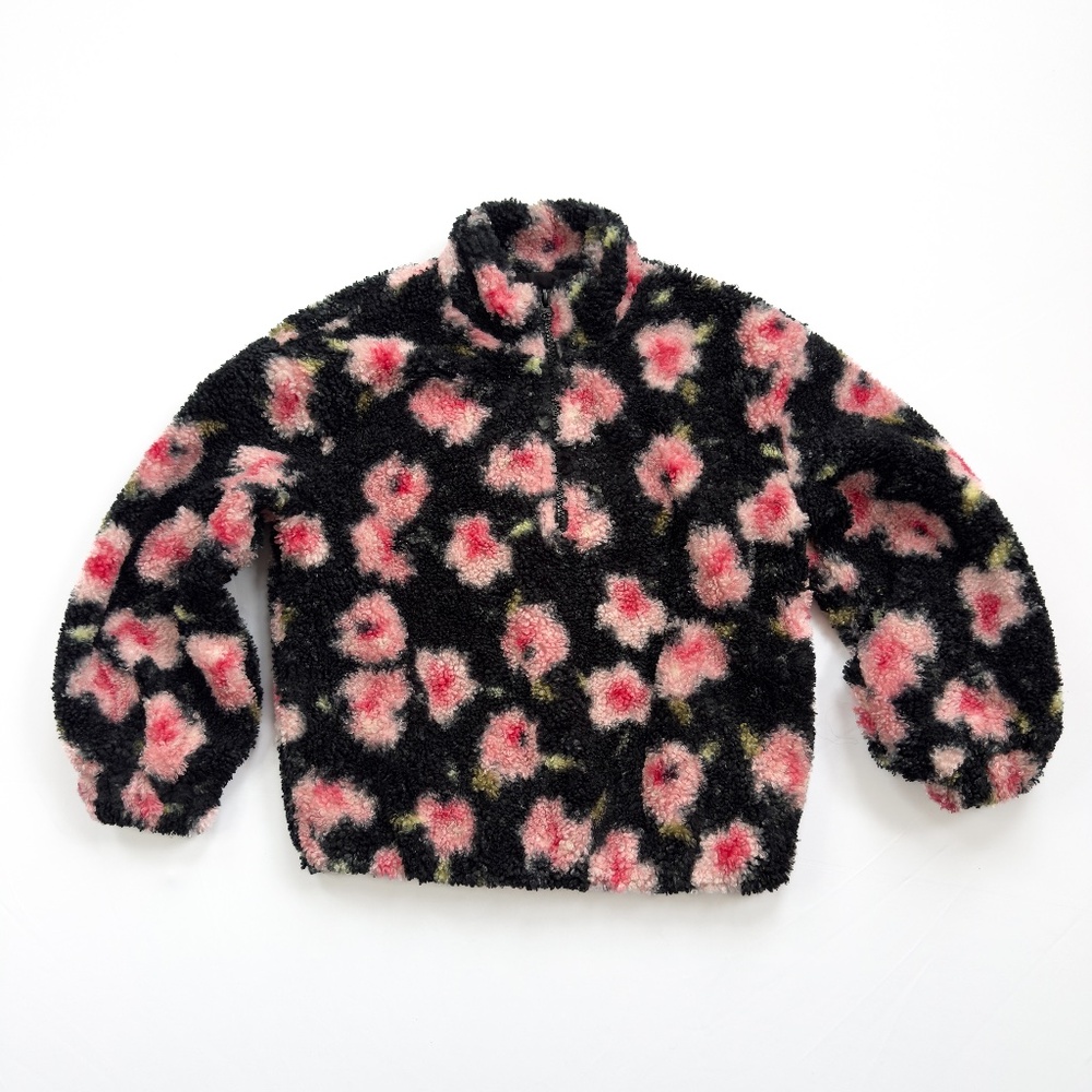 Sandy Liang Floral Sherpa Jacket